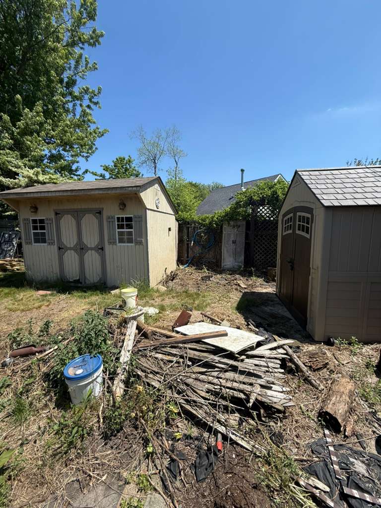 2-Car Garage Cleanout — before